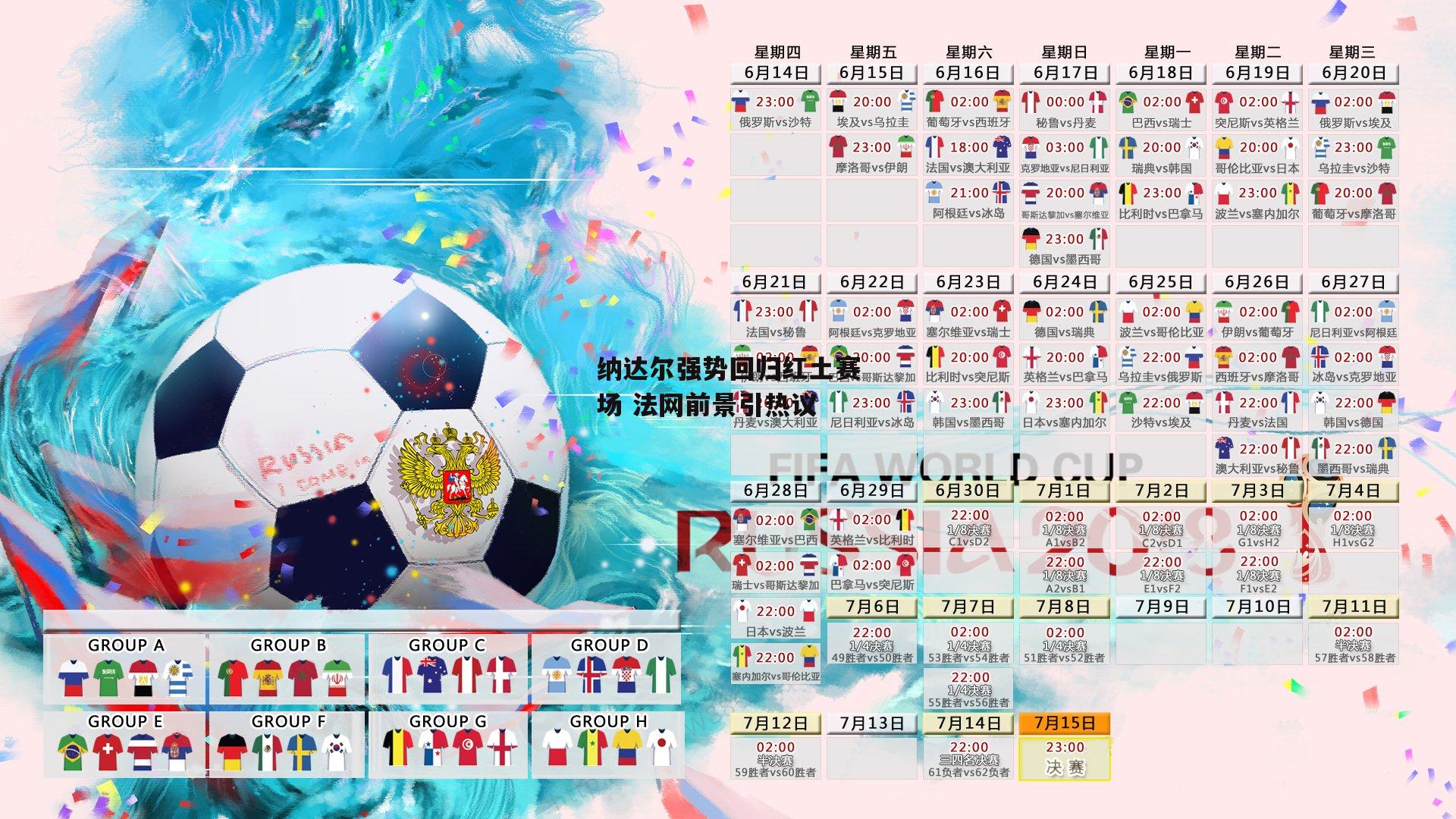 纳达尔强势回归红土赛场 法网前景引热议：pg模拟器